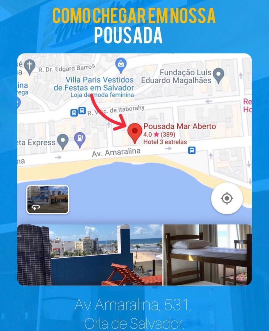 Pousada Mar Aberto السلفادور المظهر الخارجي الصورة